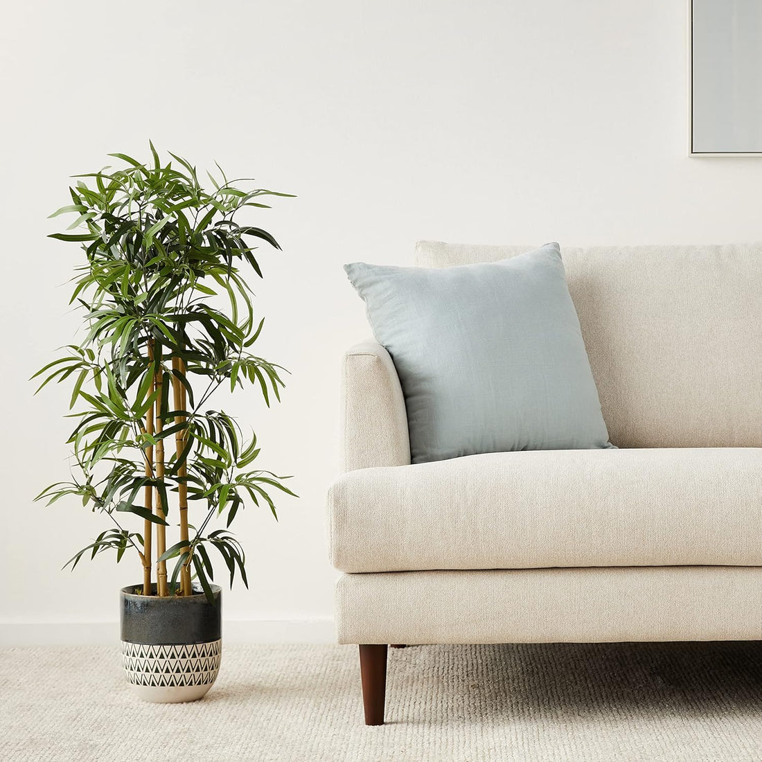 Blumencompany Künstliche Bambuspflanze 100 cm für Wohnzimmer